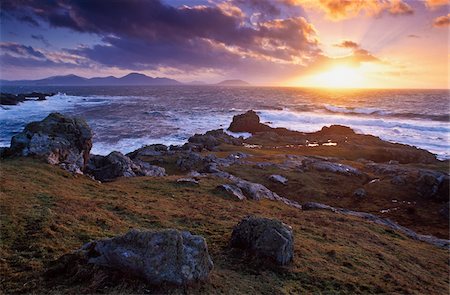 simsearch:832-03233401,k - Evening at Breasty Bay near Malin Head, County Donegal, Ireland Foto de stock - Con derechos protegidos, Código: 832-03233233