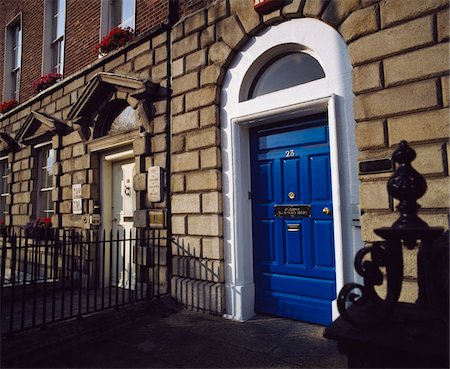 Dublin, Co Dublin, Ireland; Georgian style doorway Stock Photo - Rights-Managed, Code: 832-03233297