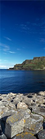 Giant's Causeway, Co Antrim, Northern Ireland;  Basalt columns near the Atlantic at the UNESCO World Heritage Site Stock Photo - Rights-Managed, Code: 832-03233380