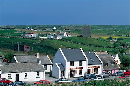 doolin - Doolin Village,Co Clare,Ireland;Shops in Doolin Village Foto de stock - Con derechos protegidos, Código: 832-03233608