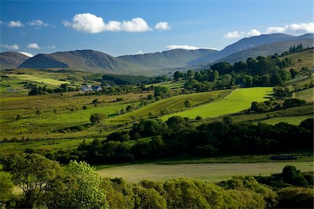 Finn Valley, Co Donegal, Ireland;  View of verdant landscape Stock Photo - Rights-Managed, Code: 832-03233655