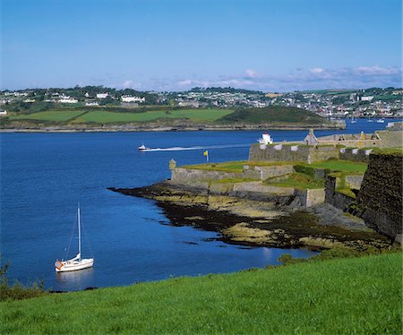 Fort at a harbor, Charles Fort, Kinsale Harbor, County Cork, Republic Of Ireland Stock Photo - Rights-Managed, Code: 832-03358572