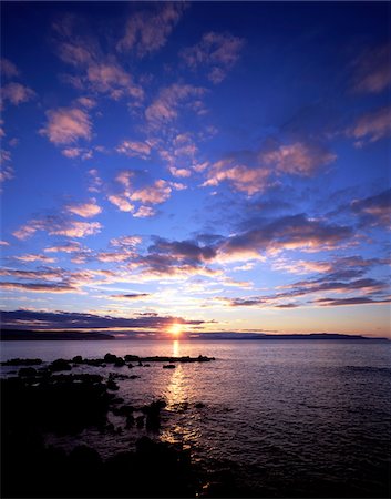 portstewart - Sunset over the sea, Portstewart, County Londonderry, Northern Ireland Foto de stock - Con derechos protegidos, Código: 832-03358592