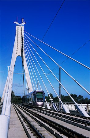 dublin bridge images - Train on bridge, Dargan Bridge, Dublin, Republic Of Ireland Stock Photo - Rights-Managed, Code: 832-03358658