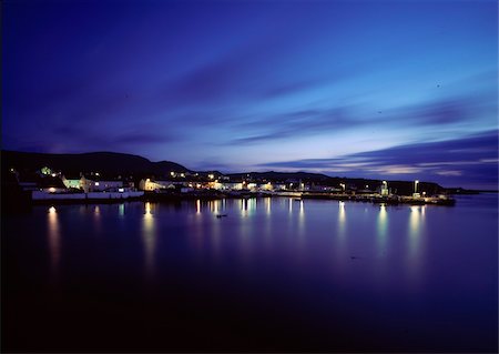 Portmagee, comté de Kerry, Irlande ; Ville sur la côte ouest de l'Irlande Photographie de stock - Rights-Managed, Code: 832-03358814