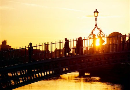 The Ha'penny Bridge, Dublin, Ireland Stock Photo - Rights-Managed, Code: 832-03358877
