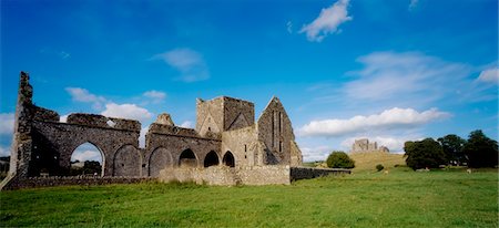 Hore Abbey & Rock of Cashel, Cashel, Co Tipperary, Ireland Foto de stock - Con derechos protegidos, Código: 832-03358916