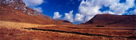 power line - Glenveagh, Bingorm & Mylenanav Mountains, Co Donegal, Ireland Stock Photo - Rights-Managed, Code: 832-03359036