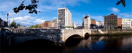 dublin bridge images - O'Connell Bridge, Dublin, Ireland Stock Photo - Rights-Managed, Code: 832-03359083