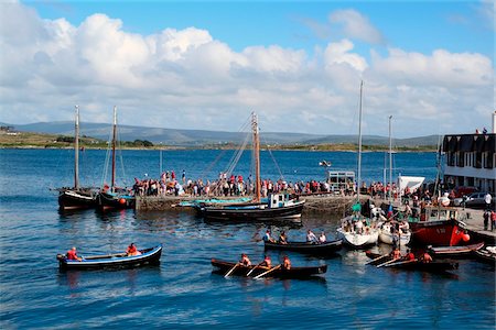 Roundstone, County Galway, Ireland; Boat racing Stock Photo - Rights-Managed, Code: 832-03359212