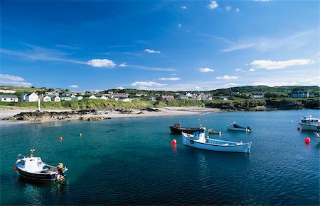 Boats and beach, Portnablagh, County Donegal, Ireland Stock Photo - Rights-Managed, Code: 832-03359220
