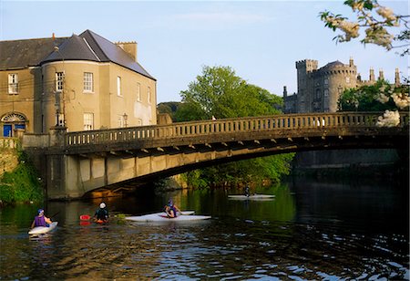 Kilkenny Castle, Co Kilkenny,  Ireland; 12Th Century Norman Castle Foto de stock - Con derechos protegidos, Código: 832-03639550