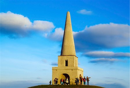 Killiney Hill, Co Dublin, Ireland; People Around The Obelisk Stock Photo - Rights-Managed, Code: 832-03639552