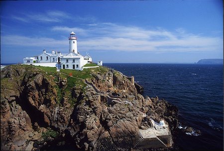 simsearch:862-08699384,k - Fanad Head Lighthouse, Co Donegal, Ireland; Lighthouse Built In 1817 At Entrance To Lough Swilly From Mulroy Bay Stock Photo - Rights-Managed, Code: 832-03639563