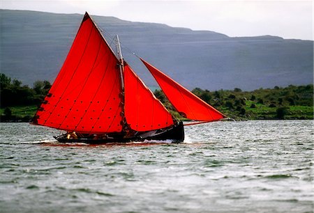 Galway Hookers, Kinvara, Co Galway, Ireland Foto de stock - Con derechos protegidos, Código: 832-03639778