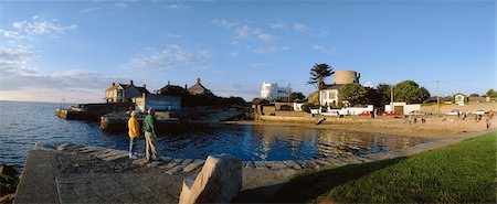 senior irish woman - Sandycove, Co Dublin, Ireland; The James Joyce Tower And Museum In The Distance In A Village On The East Coast Of Ireland Stock Photo - Rights-Managed, Code: 832-03639835