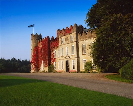 Ballinlough Castle, Westmeath, Irlande, fin de l'été Photographie de stock - Rights-Managed, Code: 832-03639849