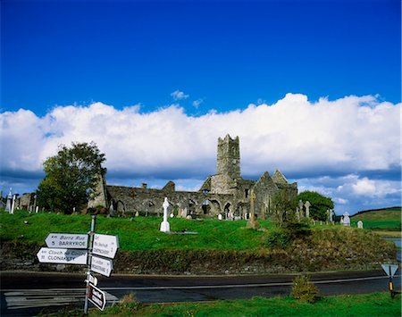 Timoleague Abbey, Co Cork, Ireland; 13Th Century Abbey Foto de stock - Con derechos protegidos, Código: 832-03639991