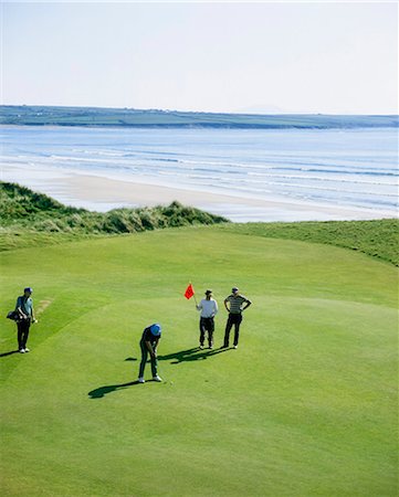 simsearch:832-03640492,k - Ballybunion Golf Club, Co Kerry, Ireland; Golfers Fotografie stock - Rights-Managed, Codice: 832-03640005