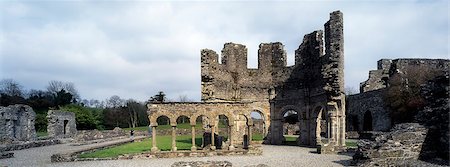 Abbaye de Mellifont, comté de Louth, Irlande ; Ruines de l'abbaye historique Photographie de stock - Rights-Managed, Code: 832-03640022