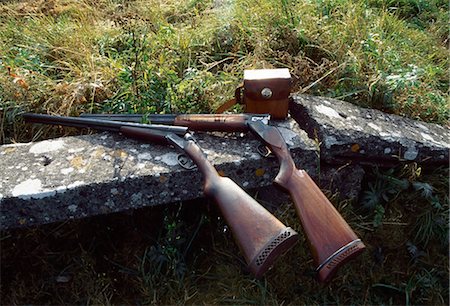 Shotguns; Firearms Stock Photo - Rights-Managed, Code: 832-03640047