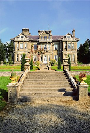 Clonalis Haus, Castlerea, Co. Roscommon, Irland; Haus erbaut 1878 Stockbilder - Lizenzpflichtiges, Bildnummer: 832-03640182