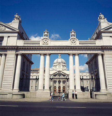 Dublin, Co Dublin, Ireland, Department Of The Taoiseach (Irish Government Buildings) Foto de stock - Con derechos protegidos, Código: 832-03640274