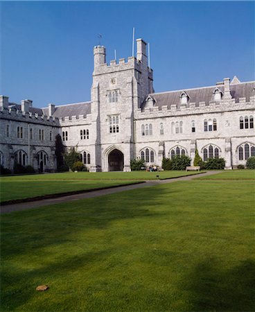 Cork City University, Quadrangle, Co Cork, Ireland Stock Photo - Rights-Managed, Code: 832-03640449