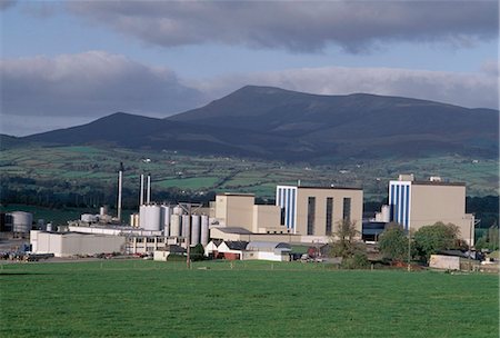 Industrial Buildings, Mitchelstown, County Tipperary, Ireland Foto de stock - Con derechos protegidos, Código: 832-03640715