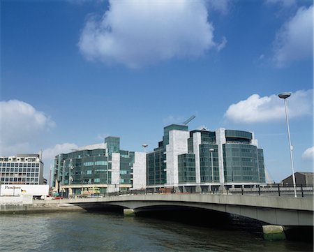 river scenes in ireland - International Financial Services Centre, Dublin City, County Dublin, Ireland Stock Photo - Rights-Managed, Code: 832-03640725