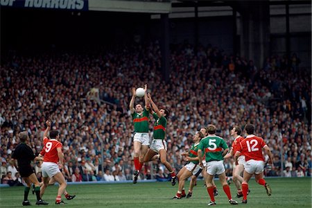 Gaelic Football, Mayo V., Cork (Red) Stock Photo - Rights-Managed, Code: 832-03640785