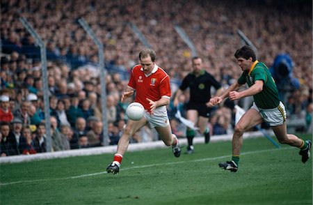 soccer competitive - Gaelic Football, Meath V., Cork (Red) Stock Photo - Rights-Managed, Code: 832-03640786