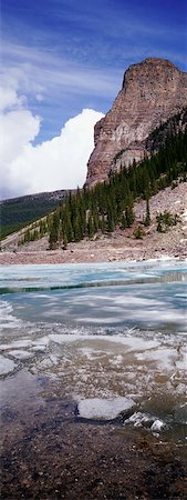 pines lake canada - Moraine Lake, Low Angle View Stock Photo - Rights-Managed, Code: 832-03724019