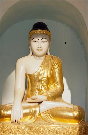 simsearch:832-03724061,k - Buddha statue at Shwedagon Paya Foto de stock - Con derechos protegidos, Código: 832-03724289