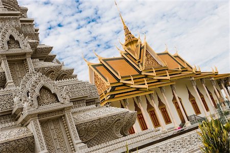 phnom penh - Le Palais Royal de Phnom Penh. Photographie de stock - Rights-Managed, Code: 832-03724339