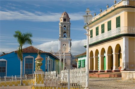 Plaza Mayor and Iglesia y Covento de San Francisco Stock Photo - Rights-Managed, Code: 832-03724440