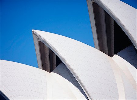 Detail of the roof of the Sydney Opera House, Sydney, Close Up Stock Photo - Rights-Managed, Code: 832-03724493