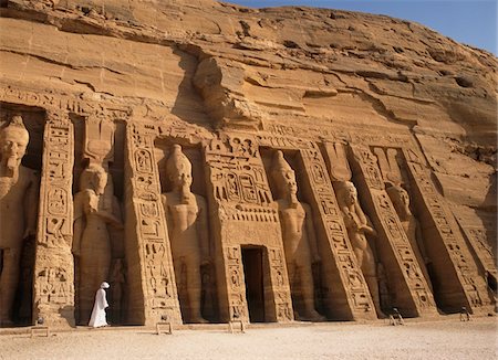 egipcio - Abu Simbel Foto de stock - Con derechos protegidos, Código: 832-03724857