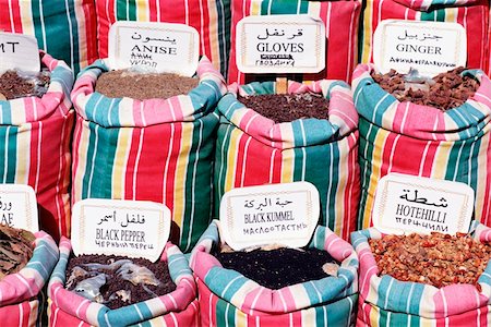egyptian market - Spices for sale Stock Photo - Rights-Managed, Code: 832-03724925