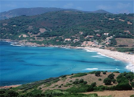 View of Pero beach and turquoise sea Stock Photo - Rights-Managed, Code: 832-03724932