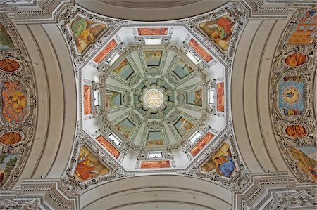 salzburg cathedral - Intérieur de la cathédrale dome, Close Up Photographie de stock - Rights-Managed, Code: 832-03723680