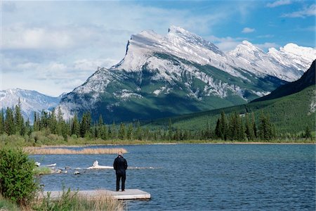 Mount Rundle and Vermillion Lakes Stock Photo - Rights-Managed, Code: 832-03723856