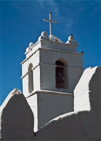 simsearch:832-03723590,k - Old church in San Pedro de Atacama Fotografie stock - Rights-Managed, Codice: 832-03723851