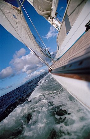 sailboat yacht not people - Yacht sailing around the Grenadines Stock Photo - Rights-Managed, Code: 832-03723868
