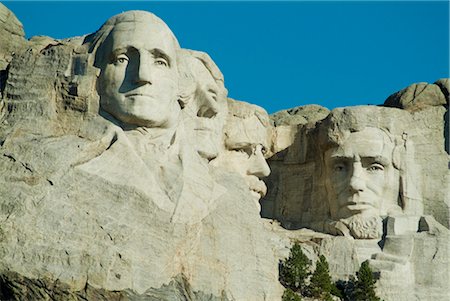 sculptures of america - Mount Rushmore, South Dakota, USA Stock Photo - Rights-Managed, Code: 845-04826479