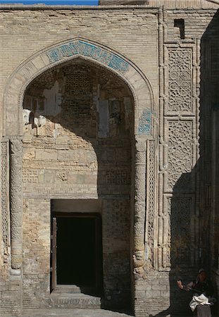 scrollwork - Manai-i Attari Moaque, Bukhara. Photographie de stock - Rights-Managed, Code: 845-04826483