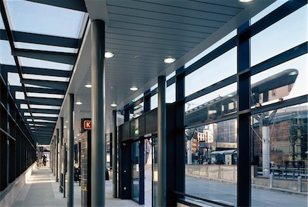 Transport Interchange, Manchester. Architects: Ian Simpson Architects Stock Photo - Rights-Managed, Code: 845-04826605