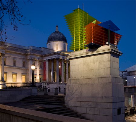 Model for a Hotel 2007, Fourth Plinth, Trafalgar Square, London by Thomas Schutte. Stock Photo - Rights-Managed, Code: 845-04826705