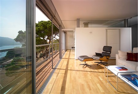 residential landscape - Villa in El port de la Selva, Costa Brava. Architects: Set arq Stock Photo - Rights-Managed, Code: 845-04826864