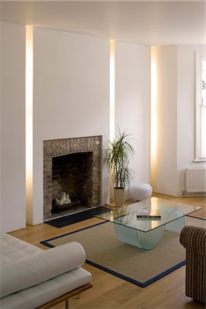 Modern conversion of a Victorian terrace, Wandsworth, London. Architects: Luis Treviño Fernandez Foto de stock - Con derechos protegidos, Código: 845-05837678